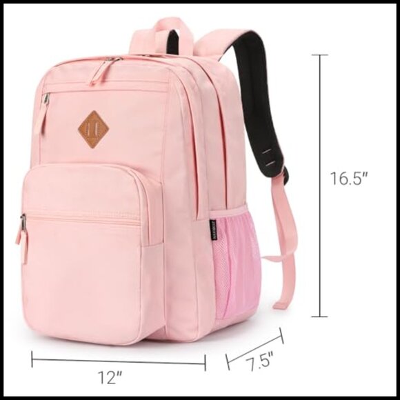 Water Resistant Backpack Casual Daypack 26L Capacity Unisex College Travel main image 4